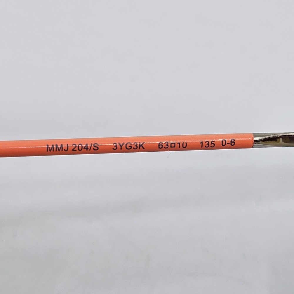 Marc by Marc Jacobs MMJ204/S 3YG3K 63-10 135 Eyeglass Frames Neon Orange - Picture 6 of 8